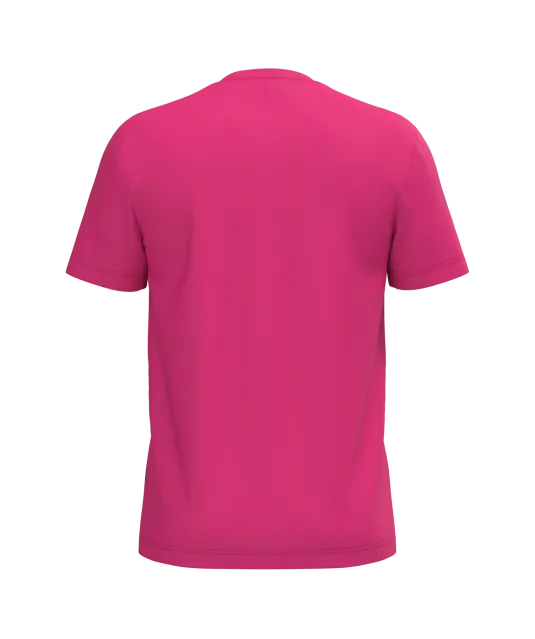 K357 - T-shirt V-hals korte mouwen Fuchsia