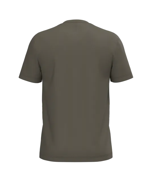 K357 - T-shirt V-hals korte mouwen Dark Khaki