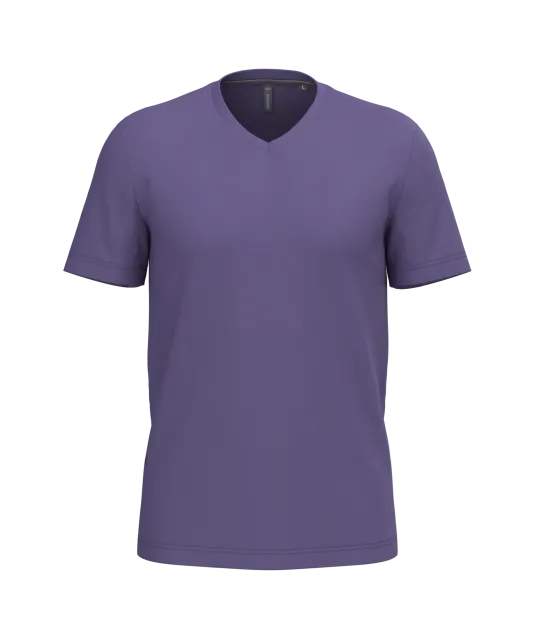 K357 - T-shirt V-hals korte mouwen Purple