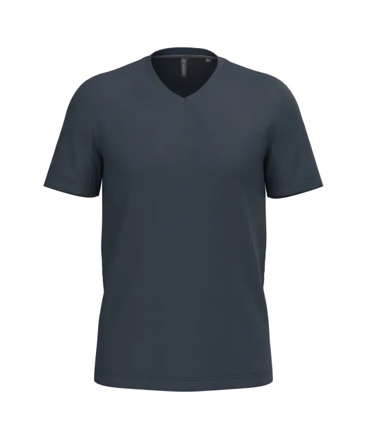 K357 - T-shirt V-hals korte mouwen Navy