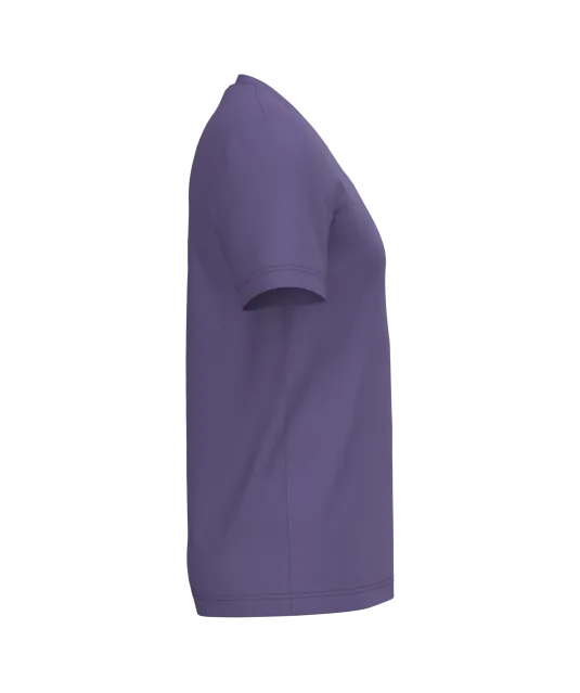 K357 - T-shirt V-hals korte mouwen Purple
