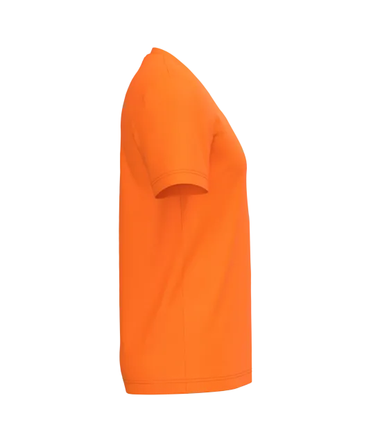 K357 - T-shirt V-hals korte mouwen Orange