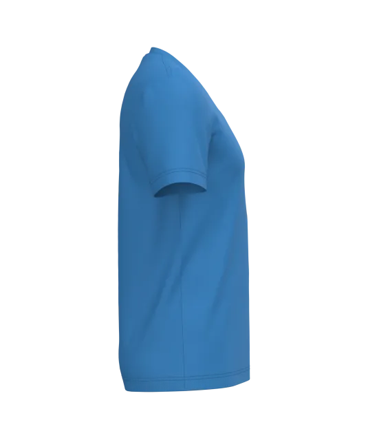 K357 - T-shirt V-hals korte mouwen Light Royal Blue