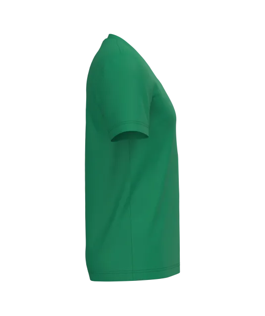 K357 - T-shirt V-hals korte mouwen Kelly Green