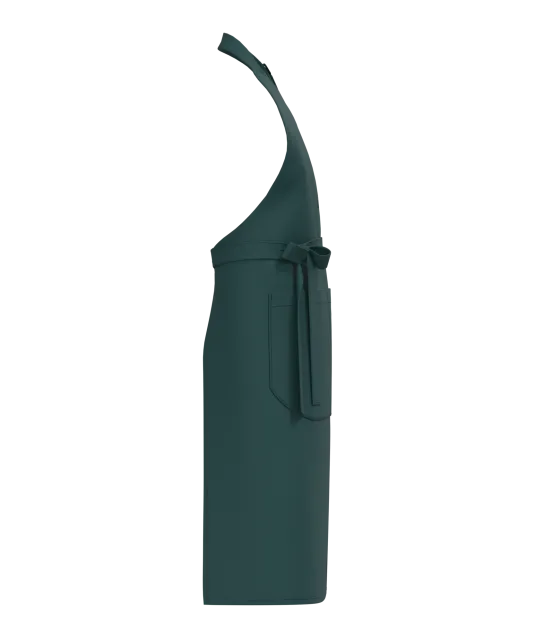 K8007 - Schort met zak van biologisch katoen Amazon Green