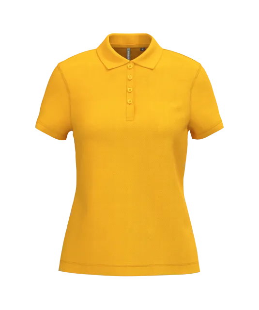 K255 - Piqué-damespolo korte mouwen Yellow