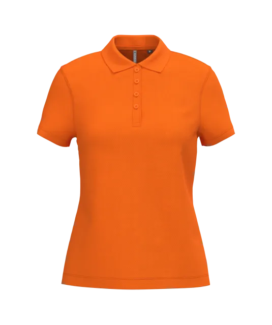 K255 - Piqué-damespolo korte mouwen Orange