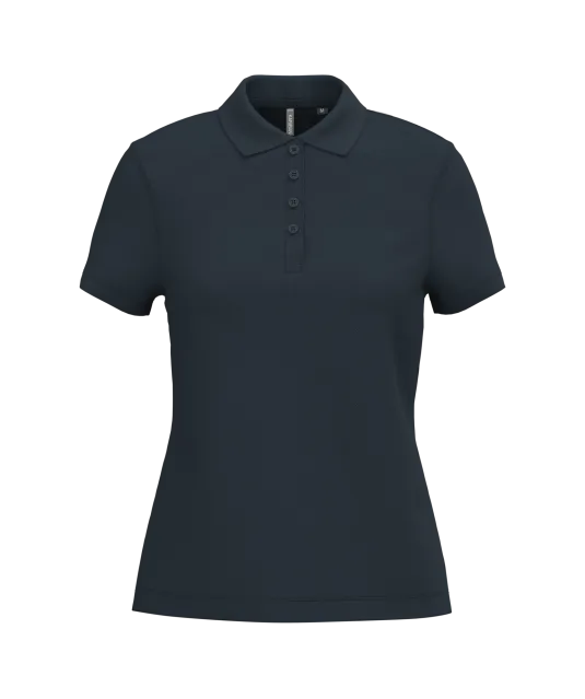 K255 - Piqué-damespolo korte mouwen Navy
