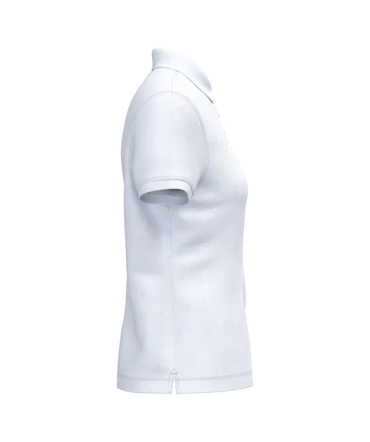 K255 - Piqué-damespolo korte mouwen White