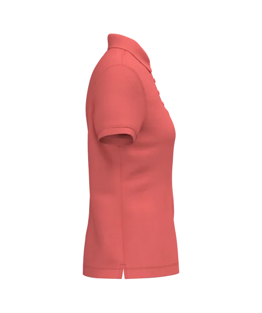 K255 - Piqué-damespolo korte mouwen True Coral