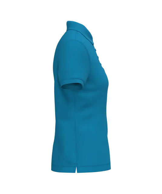 K255 - Piqué-damespolo korte mouwen Tropical Blue