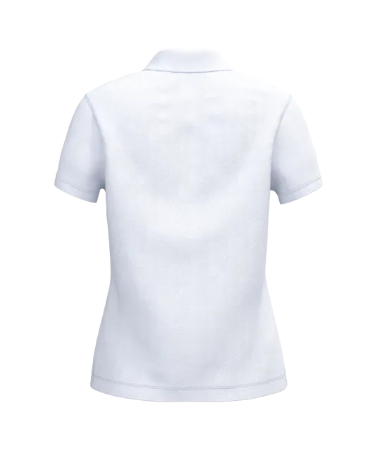 K255 - Piqué-damespolo korte mouwen White