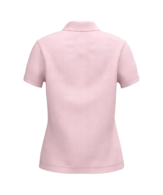 K255 - Piqué-damespolo korte mouwen Pale Pink