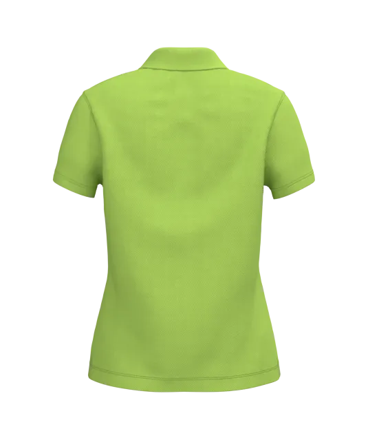 K255 - Piqué-damespolo korte mouwen Lime