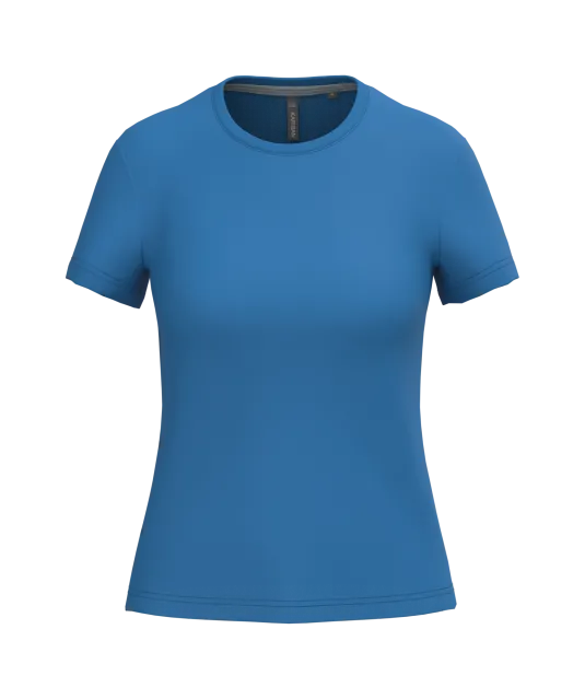 K380 - Dames t-shirt ronde hals korte mouwen Light Royal Blue