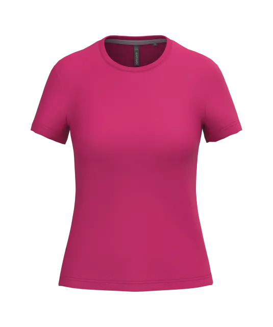 K380 - Dames t-shirt ronde hals korte mouwen Fuchsia