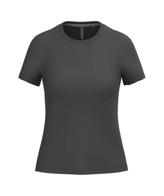 K380 - Dames t-shirt ronde hals korte mouwen Dark Grey