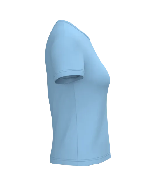 K380 - Dames t-shirt ronde hals korte mouwen Sky Blue
