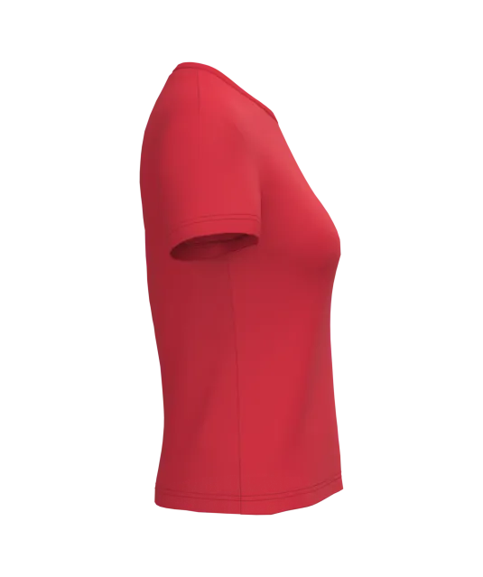 K380 - Dames t-shirt ronde hals korte mouwen Red