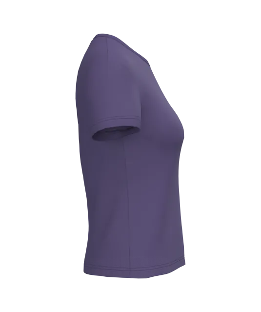 K380 - Dames t-shirt ronde hals korte mouwen Purple