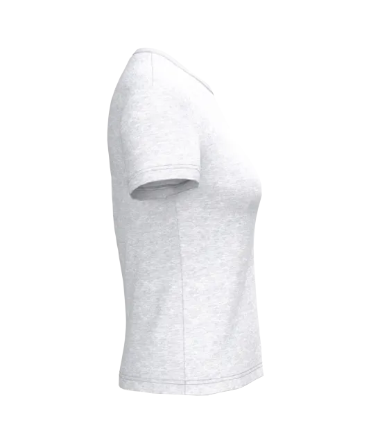 K380 - Dames t-shirt ronde hals korte mouwen Ash Heather