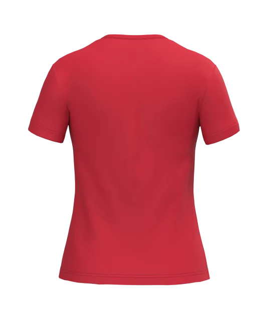 K380 - Dames t-shirt ronde hals korte mouwen Red