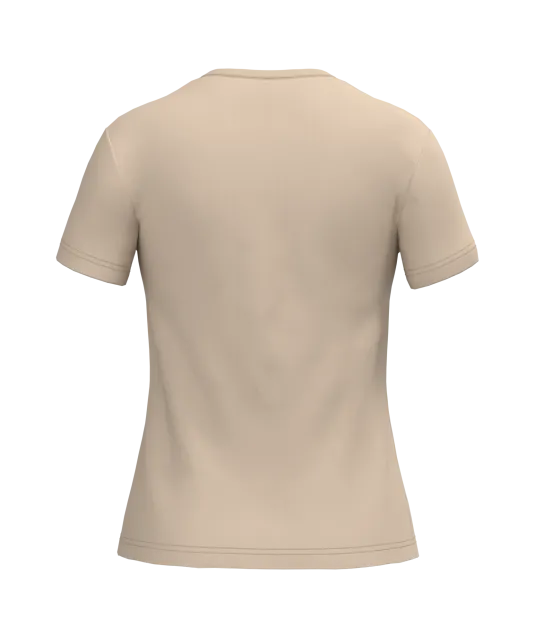 K380 - Dames t-shirt ronde hals korte mouwen Light Sand