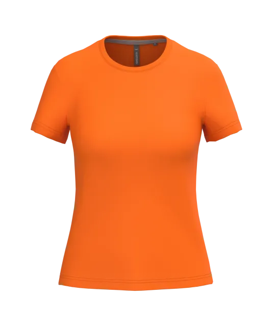K380 - Dames t-shirt ronde hals korte mouwen Orange