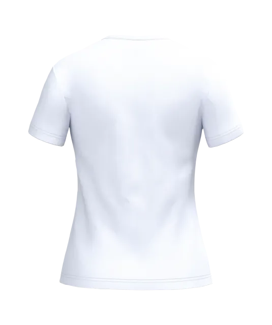 K381 - Dames T-shirt V-hals Korte Mouwen White