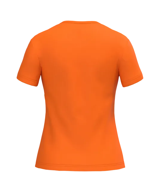 K381 - Dames T-shirt V-hals Korte Mouwen Orange