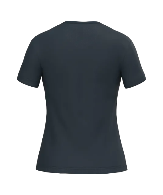 K381 - Dames T-shirt V-hals Korte Mouwen Navy