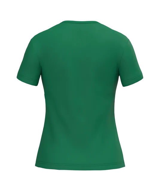 K381 - Dames T-shirt V-hals Korte Mouwen Kelly Green