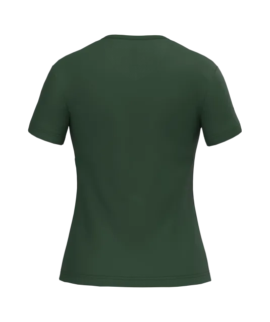 K381 - Dames T-shirt V-hals Korte Mouwen Forest Green