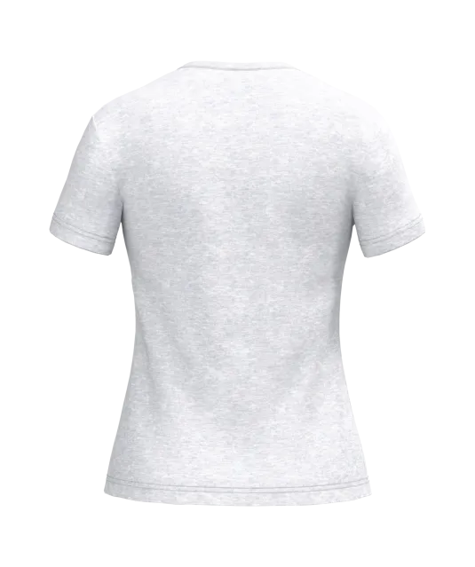 K381 - Dames T-shirt V-hals Korte Mouwen Ash Heather