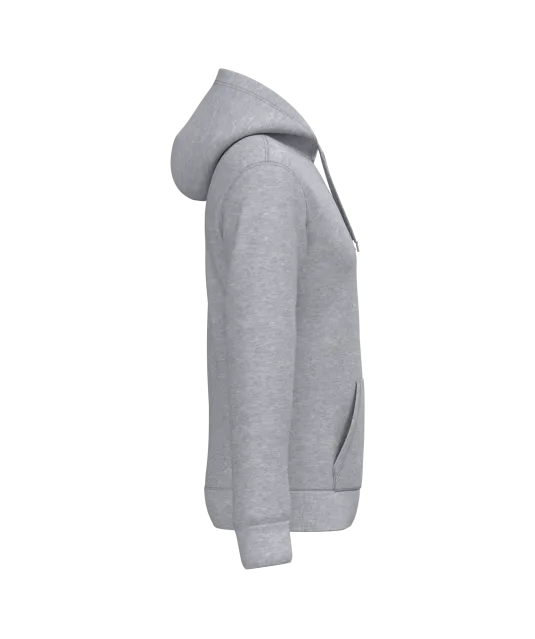 K476 - Herensweater met capuchon Oxford Grey