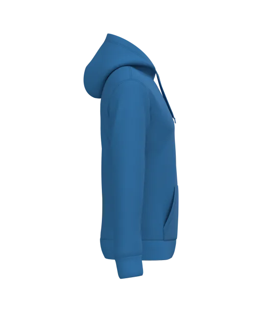 K476 - Herensweater met capuchon Light Royal Blue