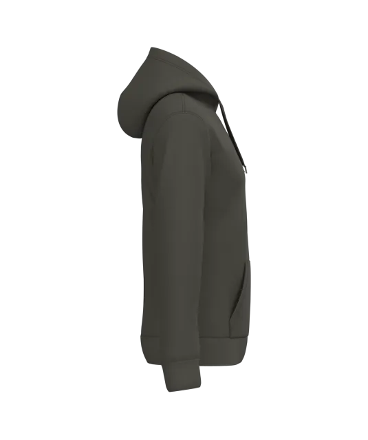 K476 - Herensweater met capuchon Green Olive