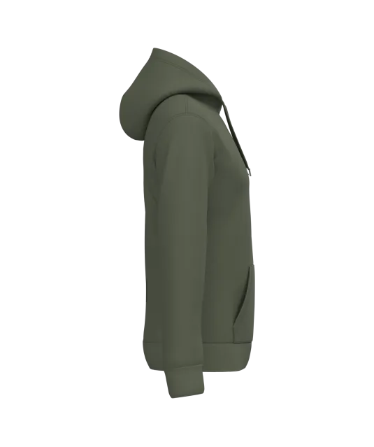 K476 - Herensweater met capuchon Caper Green