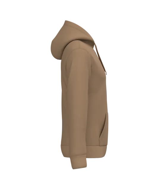 K476 - Herensweater met capuchon Camel
