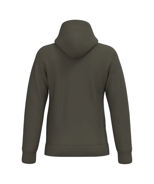 K476 - Herensweater met capuchon Dark Khaki