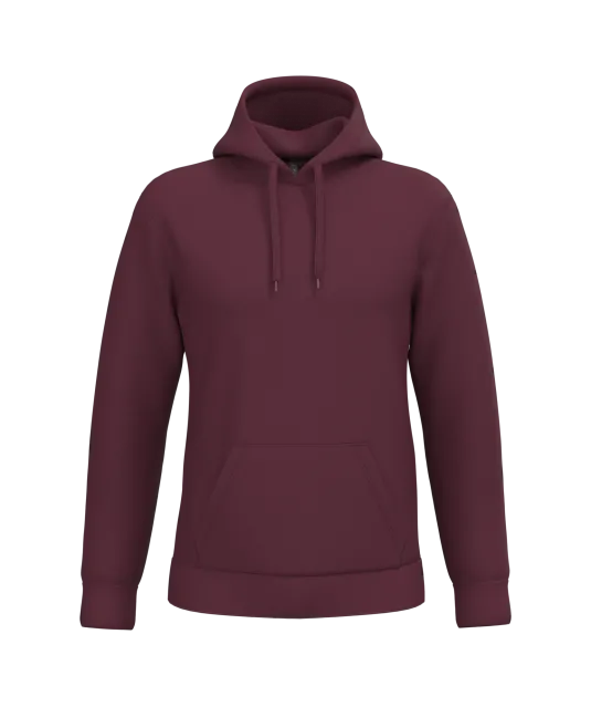 K476 - Herensweater met capuchon Wine