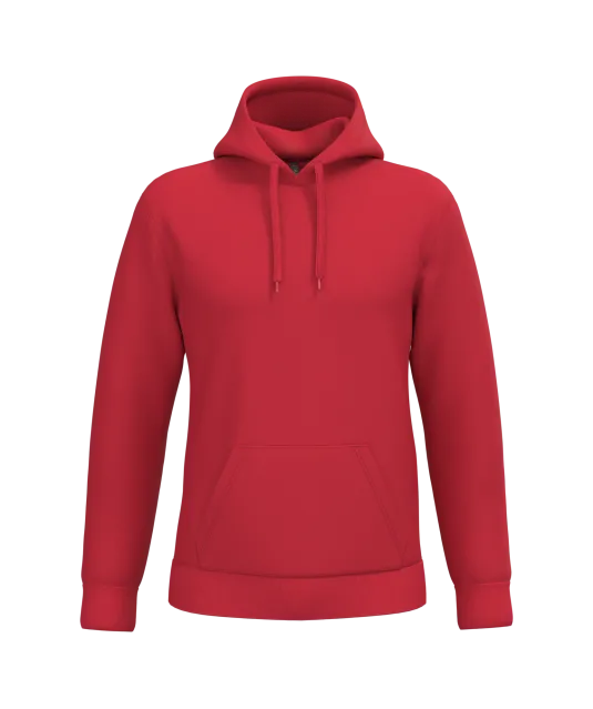 K476 - Herensweater met capuchon Red