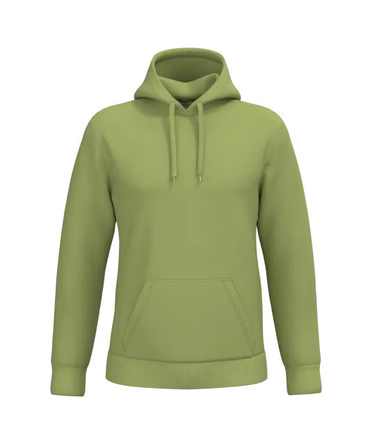 K476 - Herensweater met capuchon Pistachio