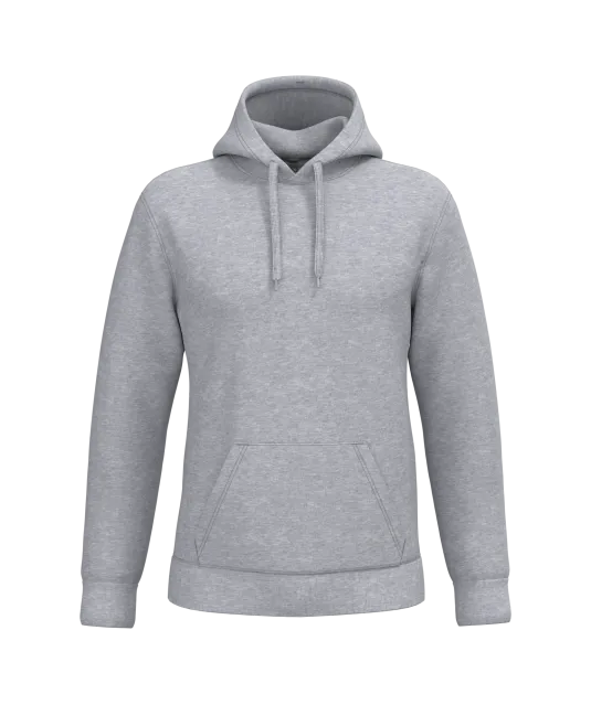 K476 - Herensweater met capuchon Oxford Grey