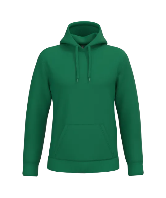 K476 - Herensweater met capuchon Kelly Green