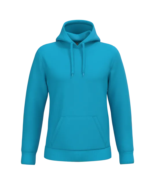 K476 - Herensweater met capuchon Hawaii Blue
