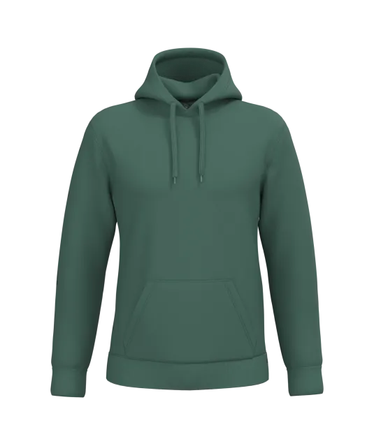 K476 - Herensweater met capuchon Earthy Green