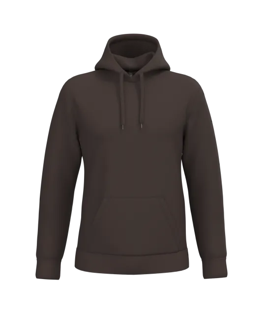 K476 - Herensweater met capuchon Chocolate