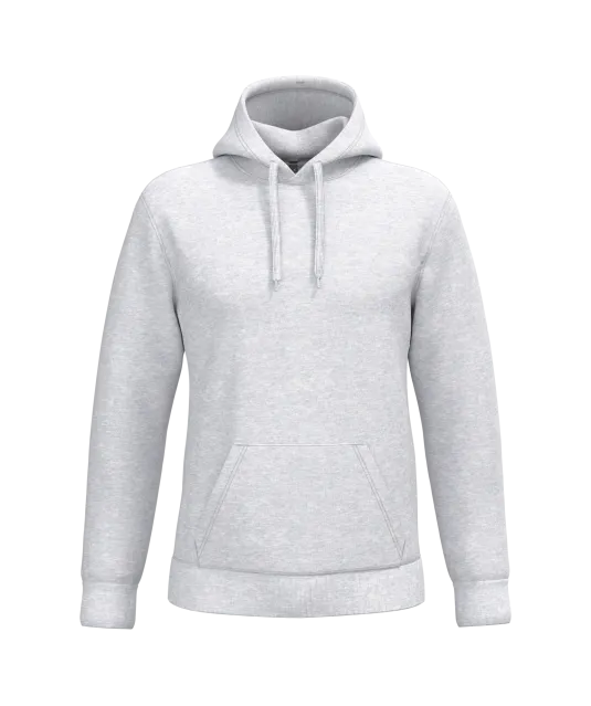 K476 - Herensweater met capuchon Ash Heather