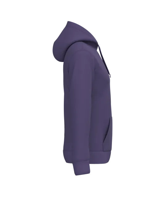 K476 - Herensweater met capuchon Purple